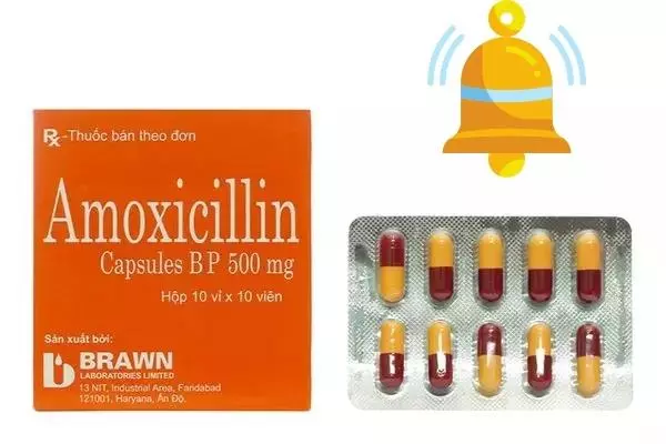 Khang-sinh-Amoxicillin-giup-giam-ho-dom-mau-vang-do-nhiem-khuan